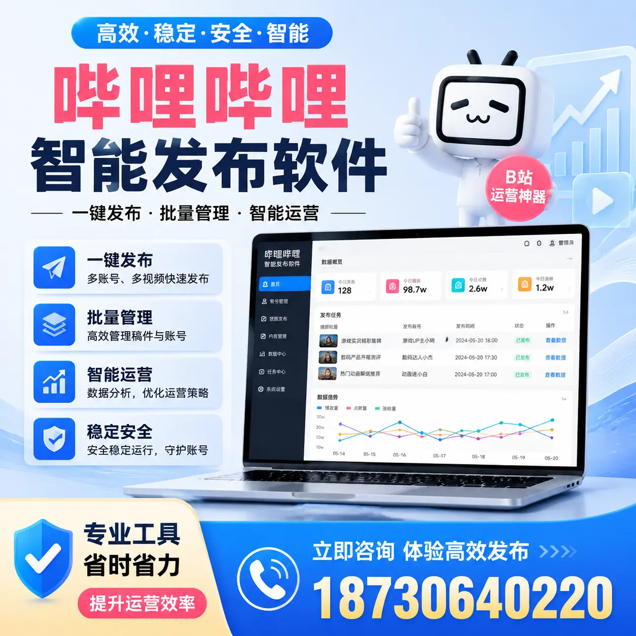 解密哔哩哔哩智能发布软件:功能与优势分析在 天门